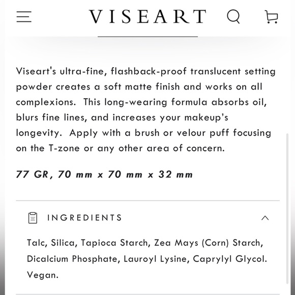 Viseart Seamless Setting Powder - Picture 3 of 5